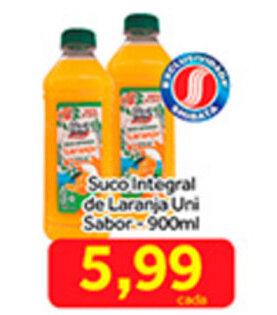 Shibata Supermercados Suco Integral de Laranja Uni Sabor 900ml oferta