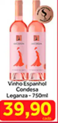 Shibata Supermercados Vinho Espanhol Co oferta