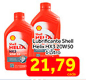 Shibata Supermercados Lubrificante Shell Helix HX3 20W50 1L oferta