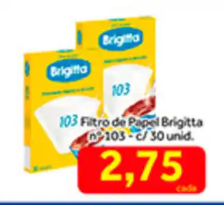 Shibata Supermercados Filtro de Papel Brigitta 103 c/30 un. oferta
