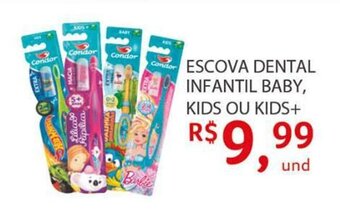 Frangolândia Escova Dental Infantil Baby Kids ou Kids+ oferta