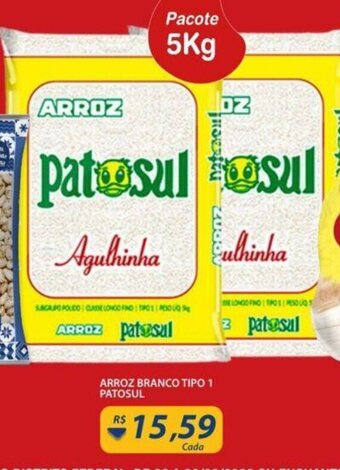 Assaí Atacadista Arroz Branco Tipo 1 Patosul 5kg oferta