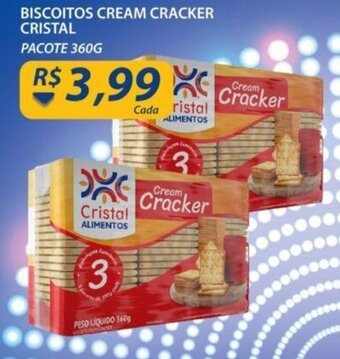 Assaí Atacadista Biscoitos Cream Cracker Cristal 360g oferta