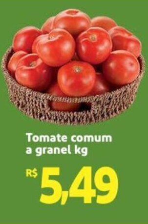 Extra Supermercado Tomate comum a granel 1kg oferta