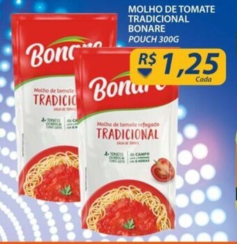 Assaí Atacadista Molho de Tomate Tradicional Bonare 300g oferta