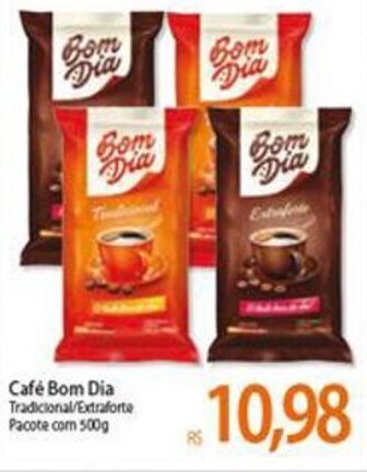 Atacadão Cafe Bom Dia 500g oferta