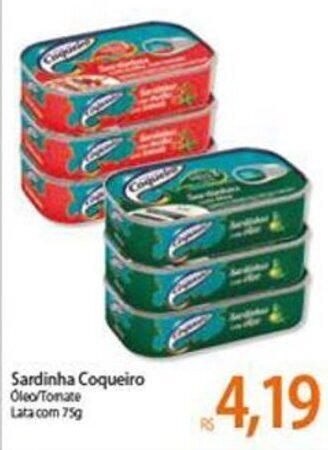 Atacadão Sardinha Coqueiro 75g oferta