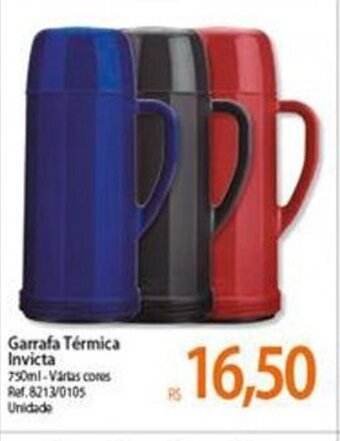 Atacadão Garrafa Termica Invicta 750ml oferta