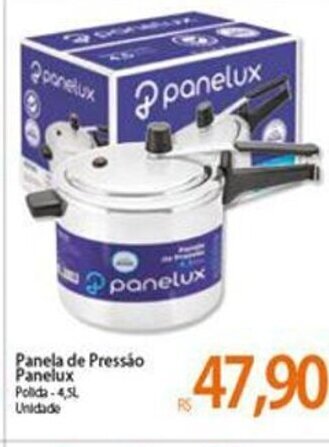 Atacadão Panela de Pressao Panelux 4.5L oferta