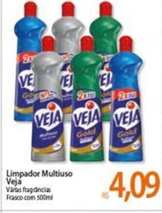 Atacadão Limpador Multiuso Veja 500ml oferta