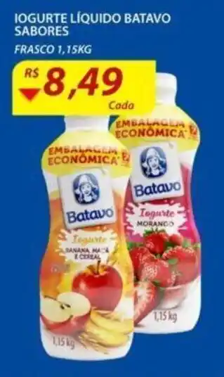 Assaí Atacadista Iogurte Liquido Batavo Sabores 1150g oferta