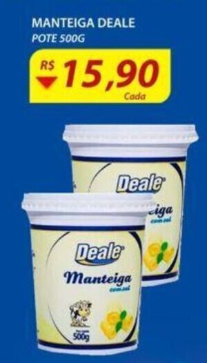 Assaí Atacadista Manteiga Deale pote 500g oferta