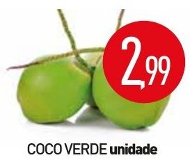 Calvo Atacadista Coco verde unidade oferta