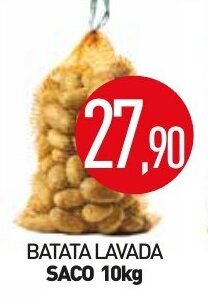 Calvo Atacadista Batata Lavada Saco 10kg oferta