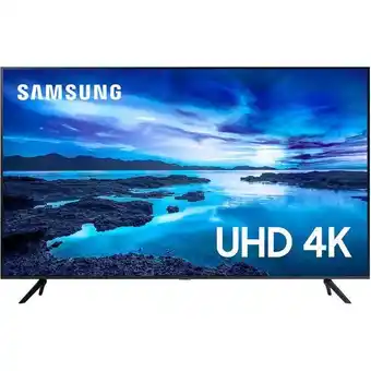 Carrefour Smart tv led 4k uhd 55 polegadas 3 hdmi 1 usb wi-fi samsung un55au7700gxzd oferta