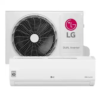 Carrefour Ar condicionado split dual inverter voice s4w09wa51a quente e frio 9000 btus lg oferta