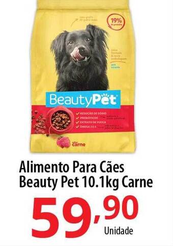 Akki Atacadista Alimento para cães beauty pet 10.1kg carne oferta