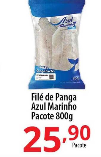Filé de panga azul marinho