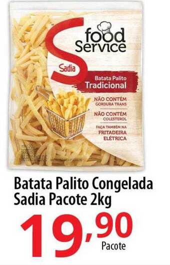 Akki Atacadista Batata palito congelada sadia oferta
