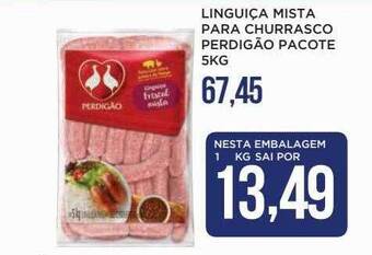 Apoio Mineiro Linguiça mista para churrasco perdigão pacote oferta