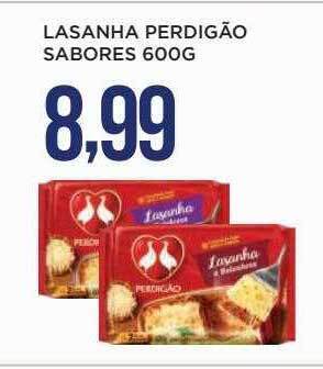 Apoio Mineiro Lasanha perdigão sabores oferta