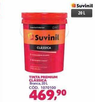 Telhanorte Tinta premium clássica suvinil oferta