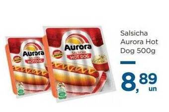 Super São Luiz Salsicha aurora hot dog oferta