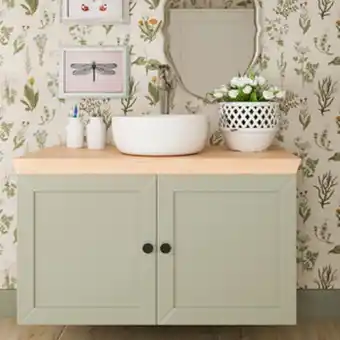 Gabinete para banheiro 54,6x80x44,6cm acqua provence mazzu