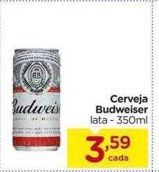 Carrefour Cerveja budweiser oferta