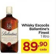 Carrefour Whisky escocês ballantine's finest oferta