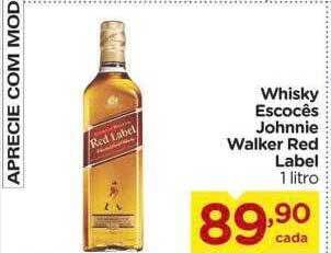 Carrefour Whisky escocês johnnie walker red label oferta