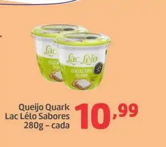 Queijo quark lac lélo sabores