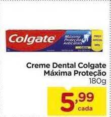 Carrefour Creme dental colgate máxima proteção oferta