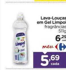Carrefour Lava-louças em gel limpol oferta