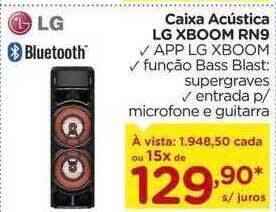 Carrefour Caixa acústica lg xboom rn9 oferta