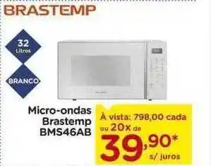 Carrefour Micro-ondas brastemp bms46ab oferta