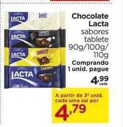 Carrefour Chocolate lacta oferta