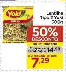 Carrefour Lentilha tipo 2 yoki 50% desconto na 2a unidade oferta