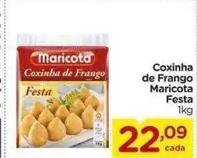 Carrefour Coxinha de frango maricota festa oferta