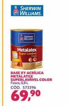 Telhanorte Base xy acrílica metalatex superlavavel color oferta