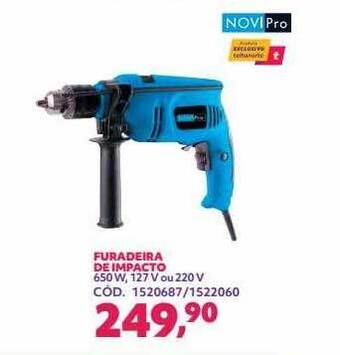 Telhanorte Furadeira de impacto novipro oferta