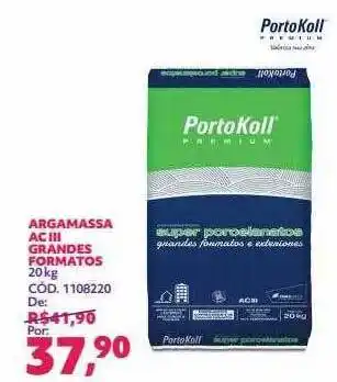 Telhanorte Arga massa ac iii grandes formatos portokoll oferta