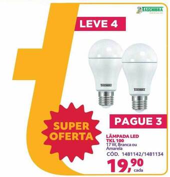 Telhanorte Lâmpada led tkl 100 oferta