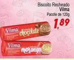 Villefort Atacadista Biscoito recheado vilma oferta