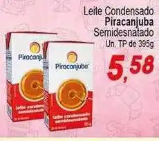 Villefort Atacadista Leite condensado piracanjuba semidesnatado oferta