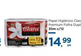 Super São Luiz Papel higiênico clara premium folha dupla oferta