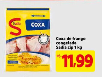 Mercado Extra Coxa de Frango Congelada Sadia zip 1kg oferta