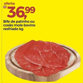 Frangolândia Bife de patinho ou coxao mole bovino resfriado 1kg oferta