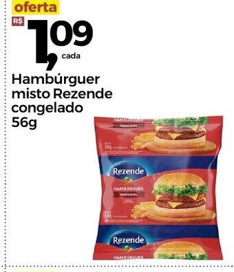 Hamburguer misto Rezende congelado 56g