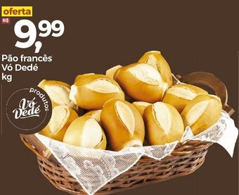 Frangolândia Pao frances Vo Dede 1kg oferta